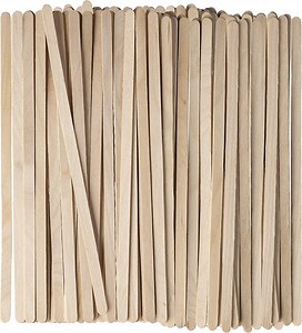 GUSTO 7.5" Wooden Coffee Stirrers Wood Stir Sticks for Coffee Bar, 1000-Pack
