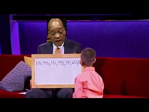 Jacob Zuma vs 5 Yr Old (Jacob Zuma cannot read numbers)