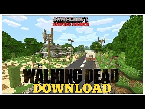 Minecraft: THE WALKING DEAD| Hunger Games| Map Download | ( XBOX, PS3, PS4 )