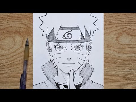 How to draw Naruto | Naruto Uzumaki step by step | Easy anime naruto tutorial