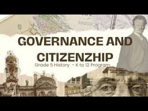 Grade 5 History Lesson - Governance and Citizenship