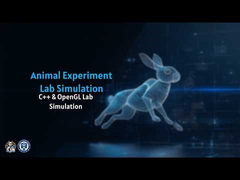 Real-Time 3D Animal Experiment Simulator | C++ & OpenGL Lab Simulation