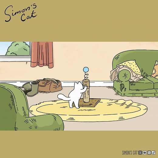 When a cat discovers their nails...😏 | Simon's Cat