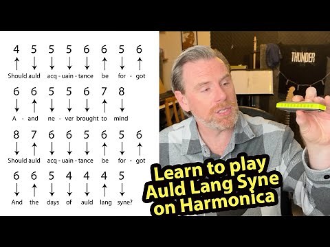 Learn to play Auld Lang Syne on Harmonica