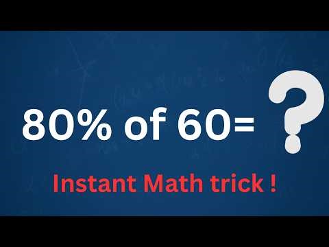 80% of 60 (Eighty percent of 60)