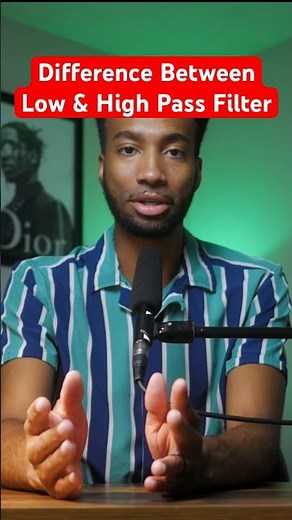 The Difference Between a Low Pass Filter and High Pass Filter #musicproduction #musicproductiontips