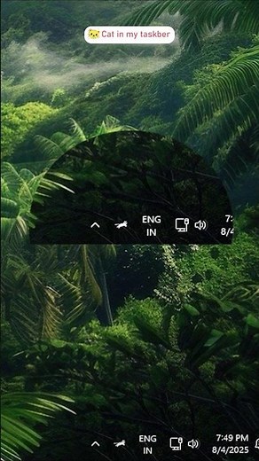 How to Add a Cat on Your Taskbar! 🐱🖥️ | ‪@BROY_‬