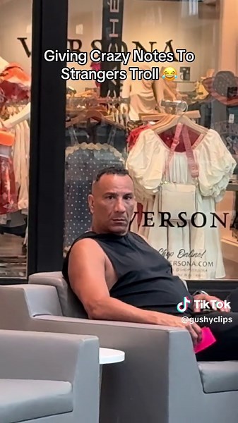 Bro went to redeem his ticket . | Giving Notes To Strangers