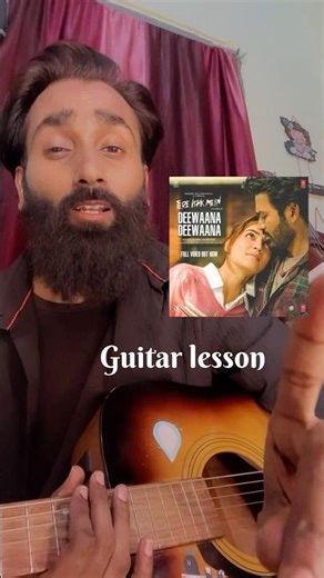 Deewana deewana easy chords - AR rehman 🎸 #guitar #shorts