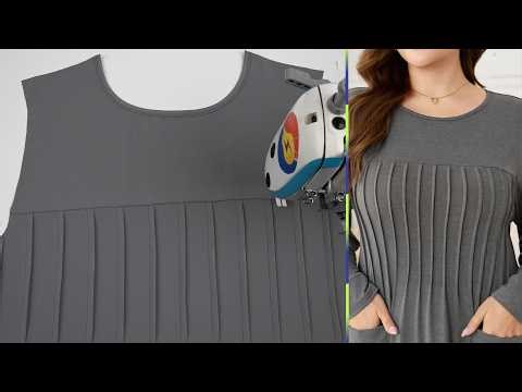 Beautiful Chest Pin Tuck Design Idea | Neck Easy Sewing Tricks for Beginners