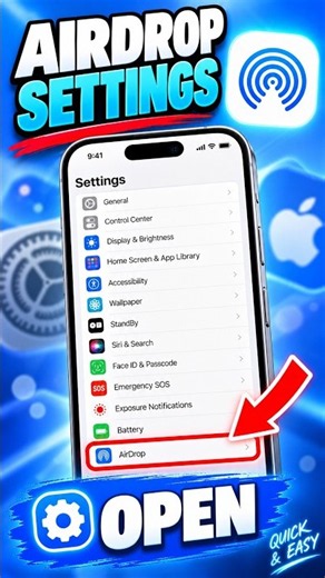 How to Access AirDrop Settings on iPhone | Quick & Easy