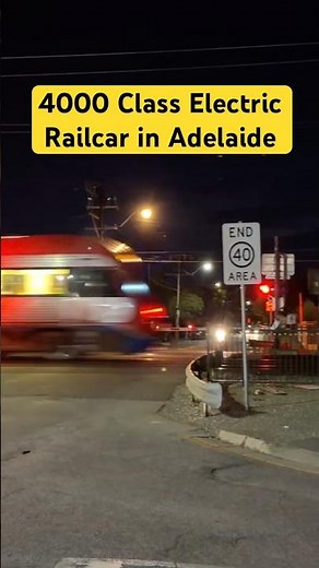 4000 class train at Belford Ave crossing 🚆 #adelaidemetro #gawlerline