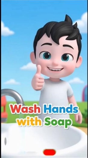 Germs Go Away! 🦠🧼 | Fun Hand Washing Song for Kids ‪@KidzyQuest‬ #viralreels #viral l
