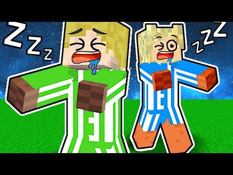 Vi Går i SØVNE i Minecraft!?