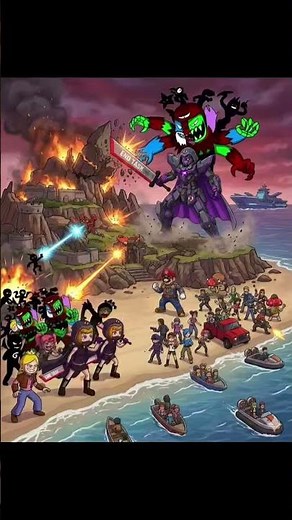 smg4 triple threat au battle movie the end goodbye smg4 everyone run away island