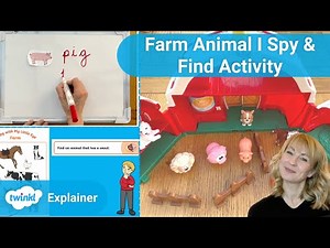 EYFS Speaking and Listening | I Spy and Find Farm Animals