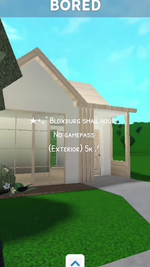 Bloxburg Small House Build with No Gamepass | Mini House Design Ideas