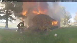 30K views · 266 reactions | Video shows an Ohio fire chief entering a burning home through a basement window to rescue a woman trapped inside. | LOCAL 12, WKRC-TV | Facebook