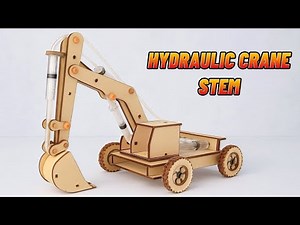 Build a Hydraulic STEM Excavator From A-Z | Kids Explore Amazing Science 🚀