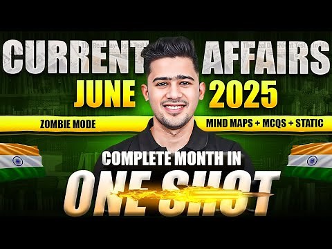 Maha Marathon Session | June 2025 Monthly Current Affairs by Kush Sir | YesOfficer