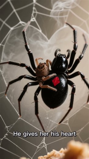 Black widows eats male after mating crazy love story.🤯