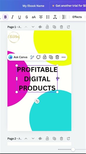 No Design Skills? No Problem! How To Create An Ebook Cover Using Canva For Free With No Template V19