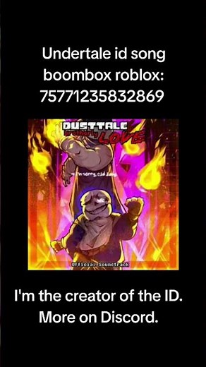 Undertale id song boombox roblox #roblox #роблокс #boombox #song #undertale #music #sans #toriel