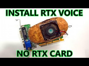 How to Install RTX Voice with No RTX card - GTX 10 & 16 Series - Tutorial / Guide.