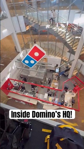 Inside Domino’s Headquarters #dominos #fastfood #pizza