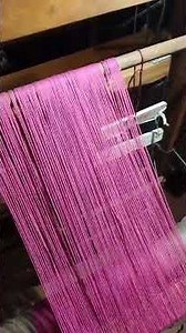 weaving tea towels. Setting up the loom #handwoven #slowfashion #weaving #weavers #teatowel