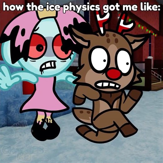 slip || #shorts #dandysworld #animation #christmas #update