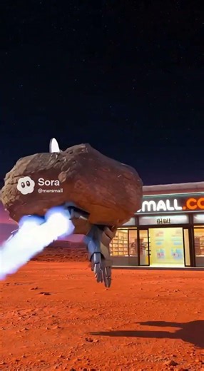 A Rock from Inwangsan Flew to Mars… and Tried Fire Noodles 🔥🪨🚀 #FireNoodles #KoreanFood #Spicy