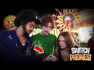 Making Couples Switch Phones 6 💔💔 *Loyalty Test* PUBLIC INTERVIEW