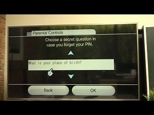 How to Set Up Parental Control in Nintendo Wii?