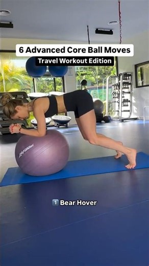 Grab A Stability Ball For This Deep Core Fire Workout!