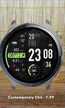 Amazfit Balance 2 Top 10 Digital Watchfaces