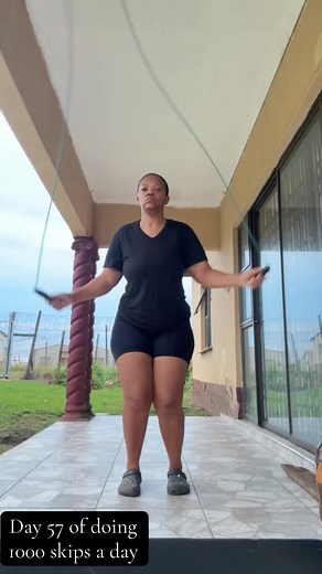#weightloss #cardioworkout #workoujourney #skipping #progress #🏋🏻‍♀️ #day57 great workout 🥹😌🏋🏻‍♀️