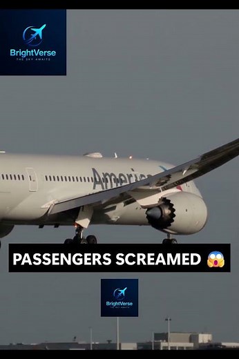 American Airlines Landing Goes WRONG?! 😱 Real Scary Moment Before Touchdown | BrightVerse