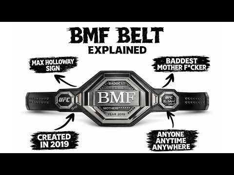The UFC BMF Belt Explained in 5 Minutes