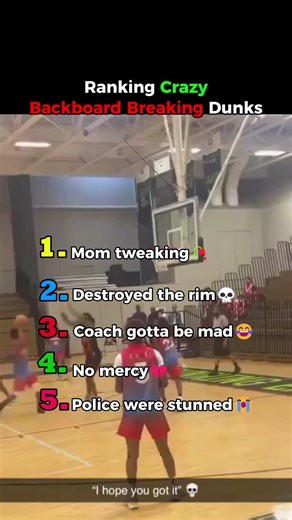 Ranking Backboard Breaking Dunks😳 #shorts