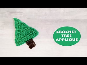 Crochet Christmas Tree applique | Crochet Christmas Decorations | Crochet With Samra