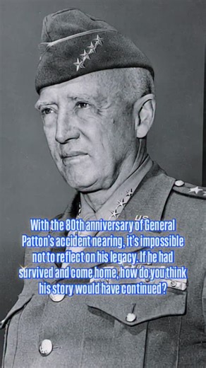 14K views · 28K reactions | With the 80th anniversary of General Patton’s accident nearing, it’s impossible not to reflect on his legacy. If he had survived and come home, how do you think his story would have continued? #GeneralPatton #GeorgeSPatton #PattonLegacy #WWIIHistory #MilitaryHistory #AmericanHero #GreatestGeneration #Patton #HistoryDiscussion #OnThisDay #RememberingOurHeroes | Walk Among Heroes | Facebook