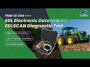 How to Use the Electronic Data Link V2 EDLSCAN Diagnostic Tool for John Deere Tractor-SINOCMP