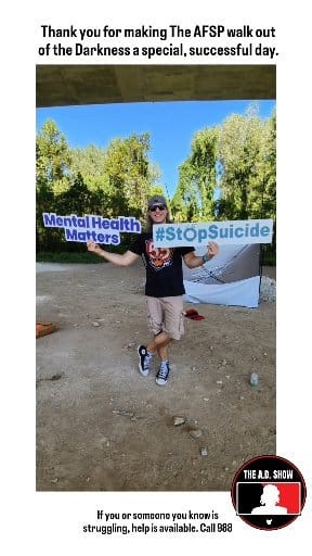 A huge thank you to everyone who came out with me and Blackbelt Judy for this year’s Out of the Darkness Walk with the American Foundation for Suicide Prevention. You made this event such an incredible success. Over 2,200 people registered — and even more showed up to walk with us. And together, you helped raise over $157,000 to bring hope, support, and resources to those affected by suicide. That’s powerful. And here’s the best part — it’s not over. You can still donate until the end of the yea