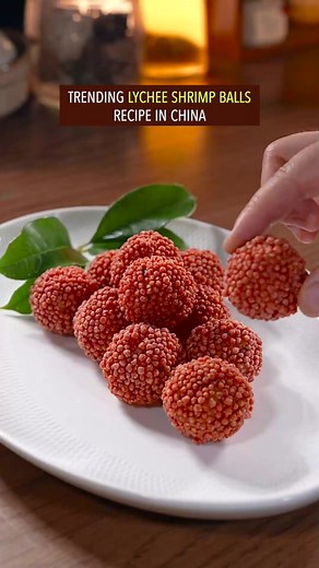 Authentic Lychee Shrimp Balls Recipe | South China Cuisine