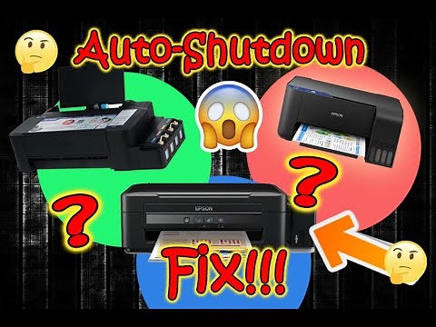 How to fix Epson printer turns off immediately