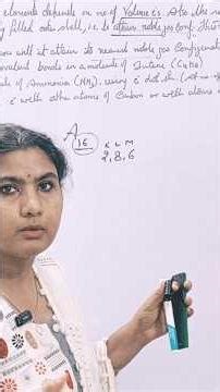 #How does an element A(Z=16) attain a noble gas configuration? stability#concept#boardexam#cbse#icse