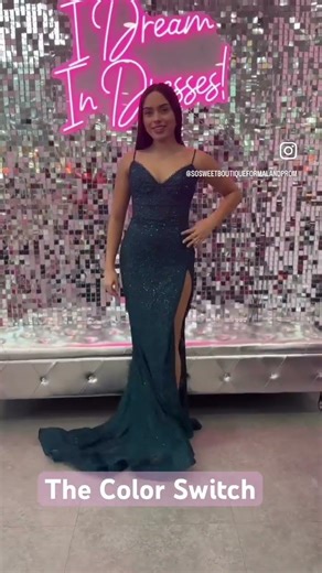 The Prom Dress Color Switch #sayyes #prom #prom2026 #eveningdresses #orlando