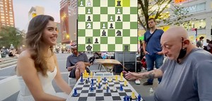 Watch - chess rematch between champion Alexandra Botez and NYC's famous chess hustler "Russian Paul"