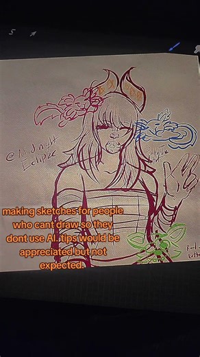 if you want more than a sketch its 20$ for a pfp bust up. #art #quicksketch #justsketchme